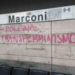 Roma Scritte Sui Muri Sorella Non Sei Sola Fermate In