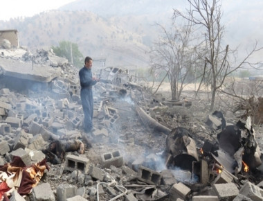 bombardamento contro i curdi