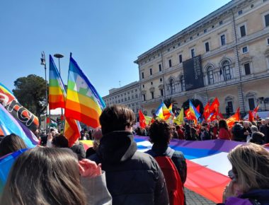 roma manifestazione conro la guerra