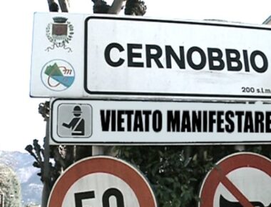 cernobbio - vietato manifestare