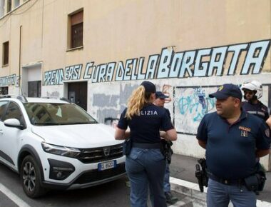 quarticciolo - roma - polizia