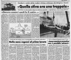 13 marzo 1987 La strage della Mecnavi