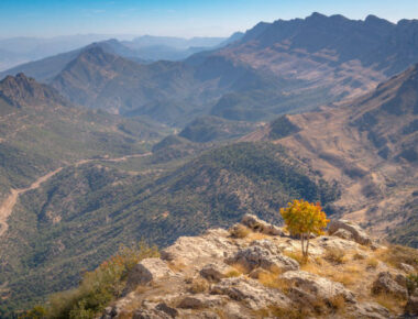 Kurdistan Iraq nature, Erbil, Duhok and Suleimaniya landscape scenic views. Beautiful mountains of Kurdistan in Iraq.