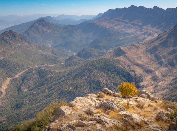 Kurdistan Iraq nature, Erbil, Duhok and Suleimaniya landscape scenic views. Beautiful mountains of Kurdistan in Iraq.