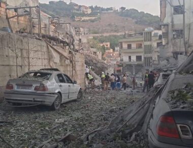 beirut bombardamenti israele