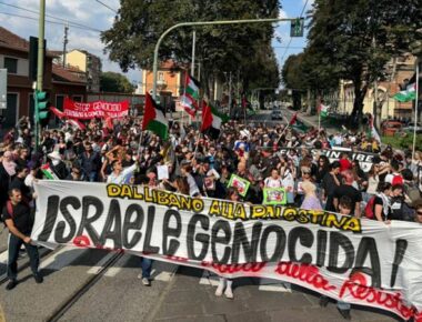 corteo palestina