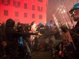 roma corteo per Ramy