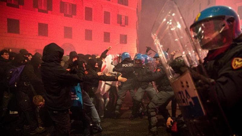 roma corteo per Ramy